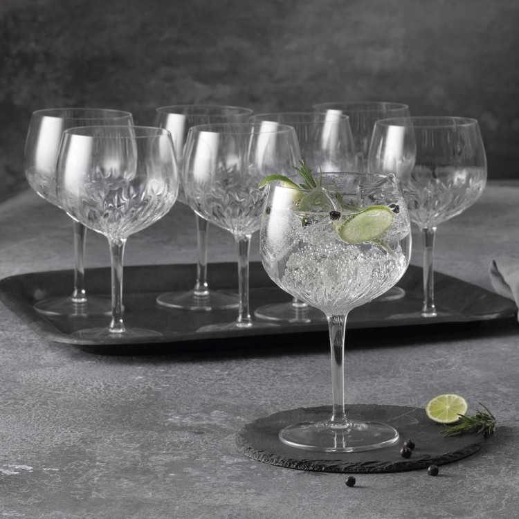 Rykke faldt Ægte Luigi Bormioli Mixology spansk gin & tonic glas, 8 stk - VALGFRIGAVE.DK
