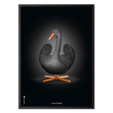 Brainchild Poster "The Swan", 70x100 cm, incl. frame