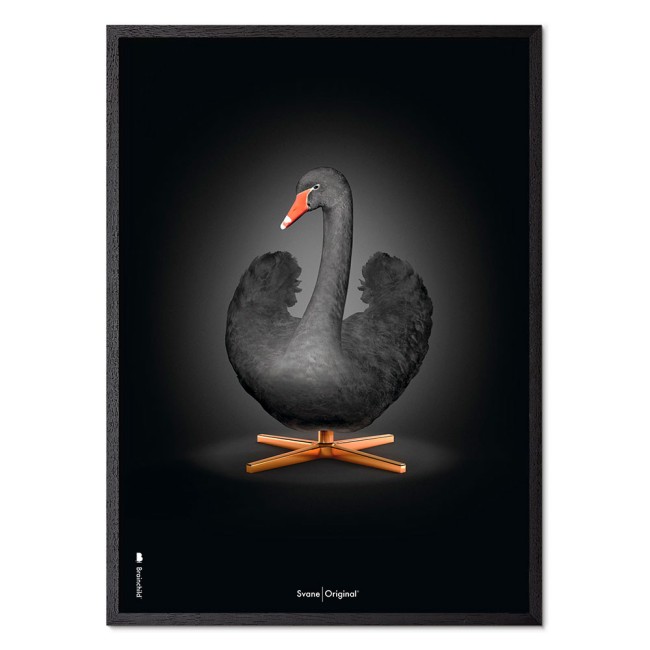 Brainchild Poster "The Swan", 70x100 cm, incl. frame