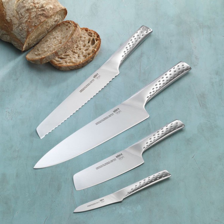 lav lektier skål mulighed Weber knivsæt med 4 knive - VALGFRIGAVE.DK