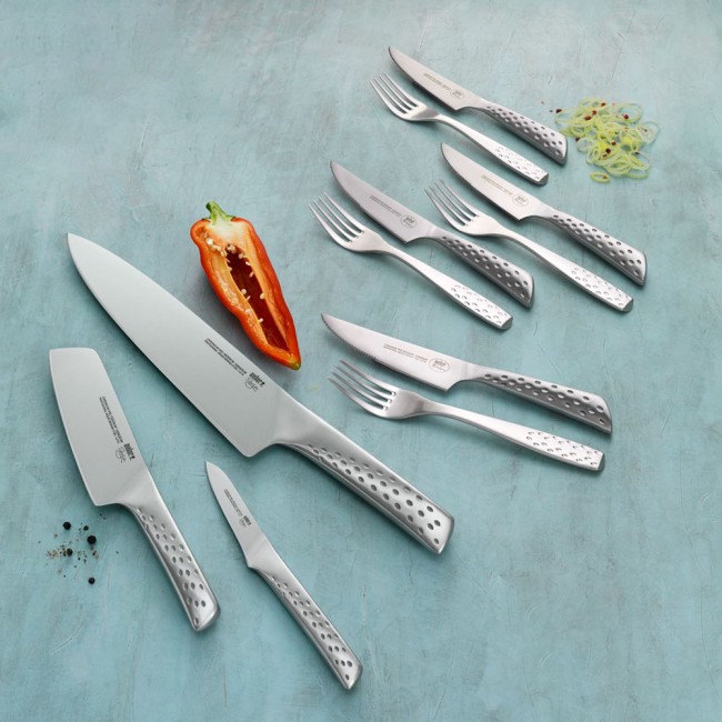 Weber knivsæt med 3 knive og bestik